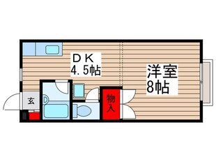 ベルメゾン鷺沼の物件間取画像